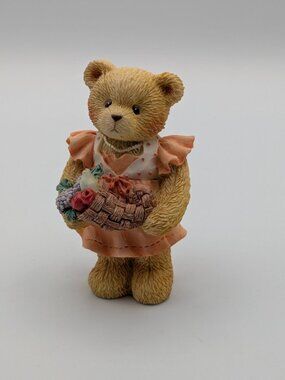Cherished Teddies Barbara #141305 Giving Thanks for Our Family 1996 Thanksgiving